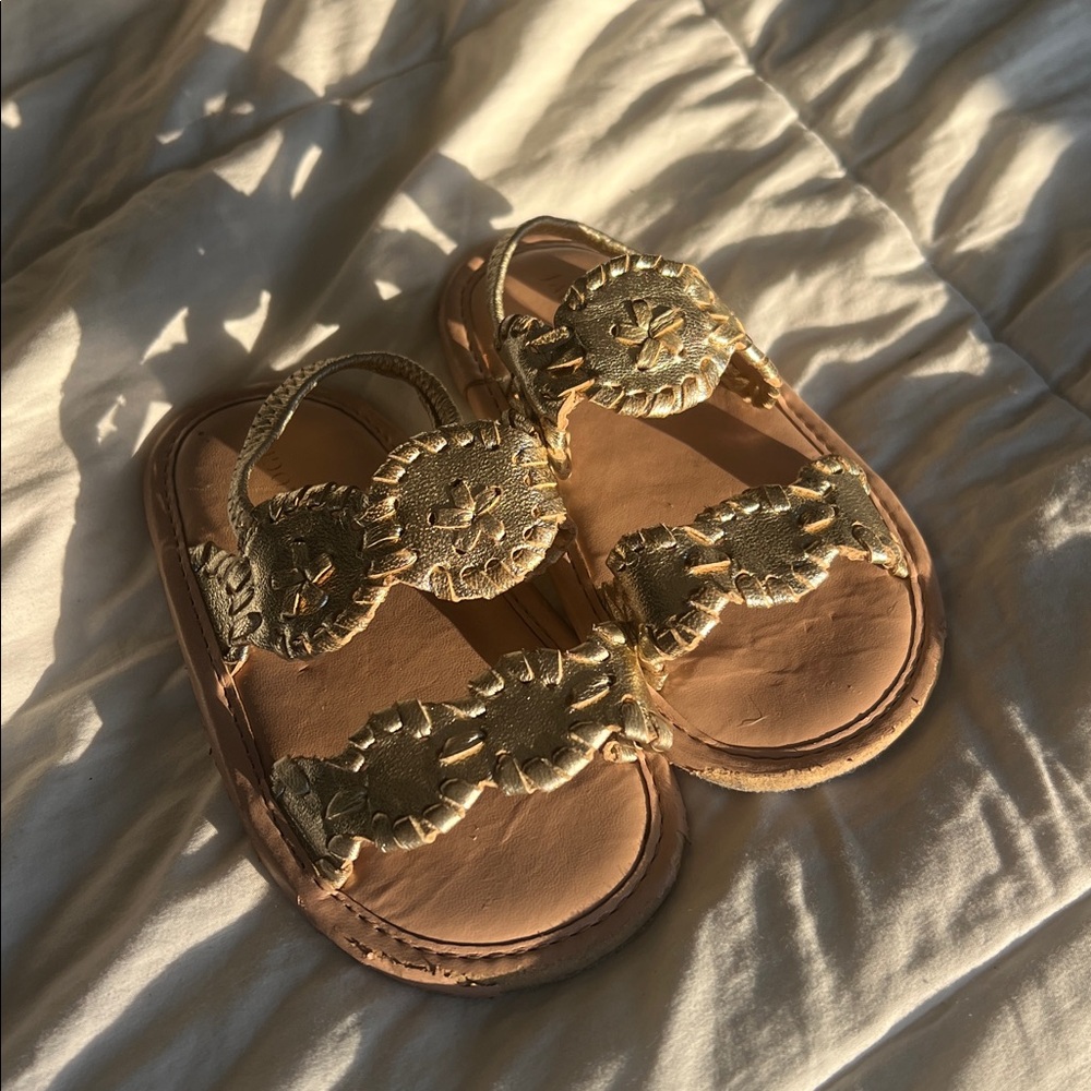 Gold Baby Sandals